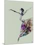 Ballerina Watercolor 3-NaxArt-Mounted Art Print