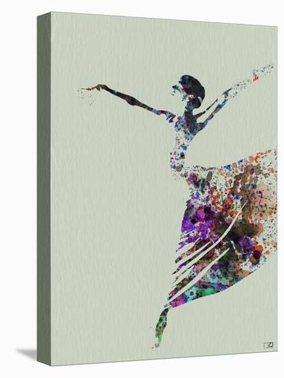 Ballerina Watercolor 3-NaxArt-Stretched Canvas