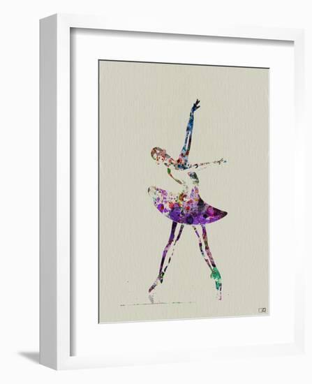 Ballerina Watercolor 4-NaxArt-Framed Art Print