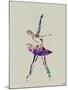 Ballerina Watercolor 4-NaxArt-Mounted Art Print