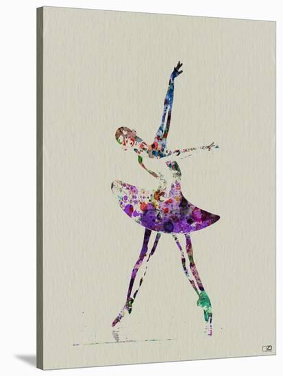 Ballerina Watercolor 4-NaxArt-Stretched Canvas