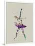 Ballerina Watercolor 4-NaxArt-Framed Art Print