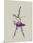 Ballerina Watercolor 4-NaxArt-Mounted Art Print