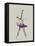Ballerina Watercolor 4-NaxArt-Framed Stretched Canvas