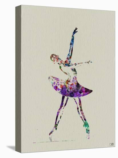 Ballerina Watercolor 4-NaxArt-Stretched Canvas