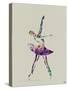 Ballerina Watercolor 4-NaxArt-Stretched Canvas