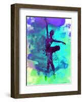 Ballerina Watercolor 4-Irina March-Framed Art Print