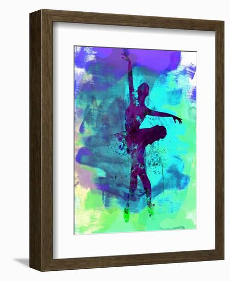 Ballerina Watercolor 4-Irina March-Framed Art Print