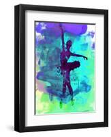 Ballerina Watercolor 4-Irina March-Framed Art Print