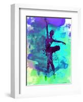 Ballerina Watercolor 4-Irina March-Framed Art Print