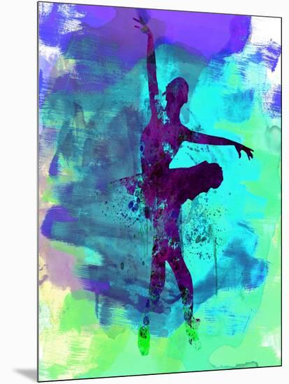 Ballerina Watercolor 4-Irina March-Mounted Art Print