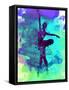 Ballerina Watercolor 4-Irina March-Framed Stretched Canvas