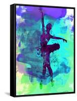 Ballerina Watercolor 4-Irina March-Framed Stretched Canvas