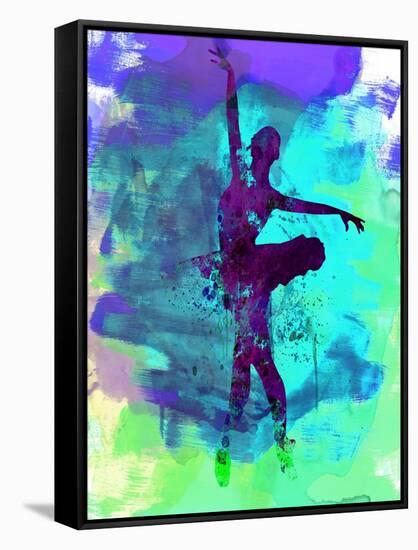 Ballerina Watercolor 4-Irina March-Framed Stretched Canvas
