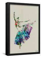 Ballerina Watercolor 5-NaxArt-Framed Poster