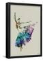 Ballerina Watercolor 5-NaxArt-Framed Poster