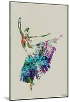 Ballerina Watercolor 5-NaxArt-Mounted Poster