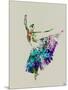 Ballerina Watercolor 5-NaxArt-Mounted Art Print