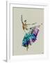 Ballerina Watercolor 5-NaxArt-Framed Art Print