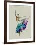 Ballerina Watercolor 5-NaxArt-Framed Art Print