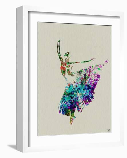 Ballerina Watercolor 5-NaxArt-Framed Art Print