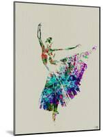 Ballerina Watercolor 5-NaxArt-Mounted Art Print