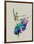 Ballerina Watercolor 5-NaxArt-Framed Art Print