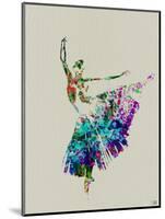 Ballerina Watercolor 5-NaxArt-Mounted Art Print