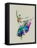 Ballerina Watercolor 5-NaxArt-Framed Stretched Canvas