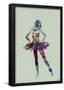 Ballerina Watercolor-NaxArt-Framed Poster