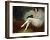 Ballerina with a Black Cat-Pierre Carrier-belleuse-Framed Giclee Print