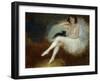 Ballerina with a Black Cat-Pierre Carrier-belleuse-Framed Giclee Print