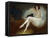 Ballerina with a Black Cat-Pierre Carrier-belleuse-Framed Stretched Canvas