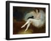 Ballerina with a Black Cat-Pierre Carrier-Belleuse-Framed Giclee Print