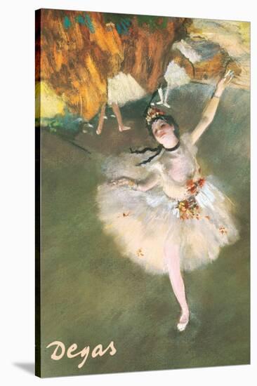 Ballerina-Edgar Degas-Stretched Canvas