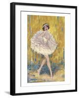 Ballerina-null-Framed Art Print