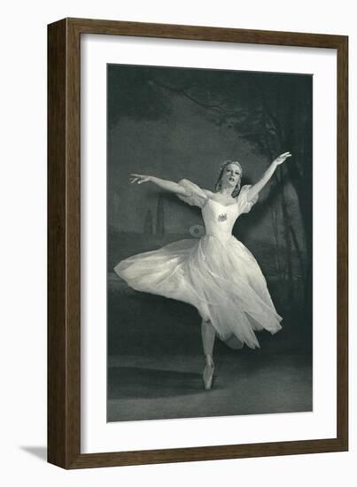 Ballerina-null-Framed Art Print