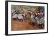 Ballerinas Dancing, c. 1870s-Edgar Degas-Framed Giclee Print