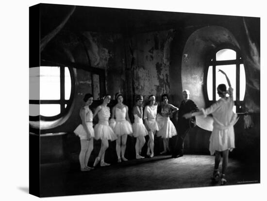 Ballerinas During Rehearsal For "Swan Lake" at Grand Opera de Paris-Alfred Eisenstaedt-Stretched Canvas