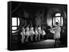 Ballerinas During Rehearsal For "Swan Lake" at Grand Opera de Paris-Alfred Eisenstaedt-Framed Stretched Canvas