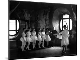 Ballerinas During Rehearsal For "Swan Lake" at Grand Opera de Paris-Alfred Eisenstaedt-Mounted Photographic Print