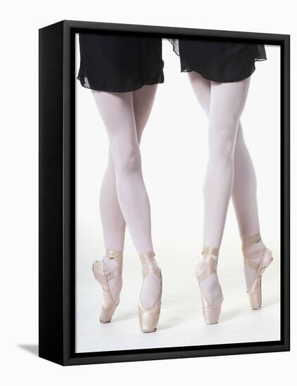 Ballerinas en pointe-Erik Isakson-Framed Stretched Canvas