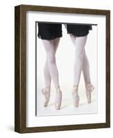 Ballerinas en pointe-Erik Isakson-Framed Photographic Print