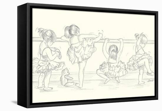 Ballerinas I-Steve O'Connell-Framed Stretched Canvas
