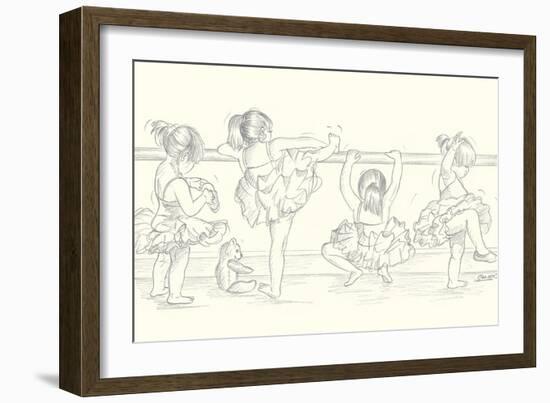 Ballerinas I-Steve O'Connell-Framed Art Print