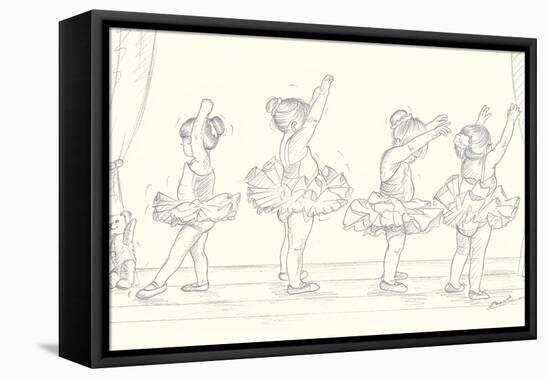Ballerinas II-Steve O'Connell-Framed Stretched Canvas