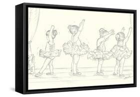 Ballerinas II-Steve O'Connell-Framed Stretched Canvas