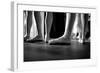 Ballerinas In Ballet Shoes-null-Framed Art Print