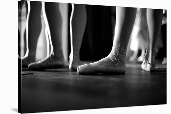 Ballerinas In Ballet Shoes-null-Stretched Canvas