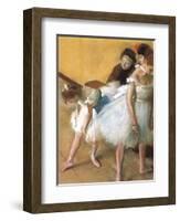 Ballerinas in Repose, 1880-Edgar Degas-Framed Giclee Print